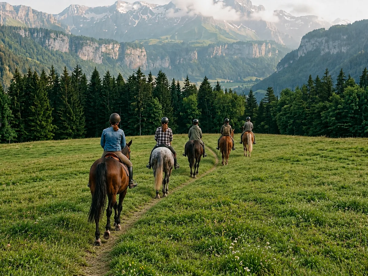 Balade à cheval en Isère, autour de Villard-de-Lans