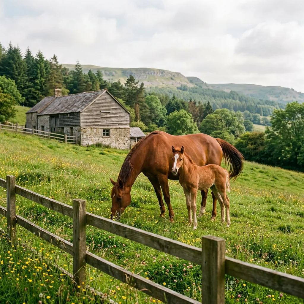 Élevage de chevaux, La Renardière, Villard-de-Lans