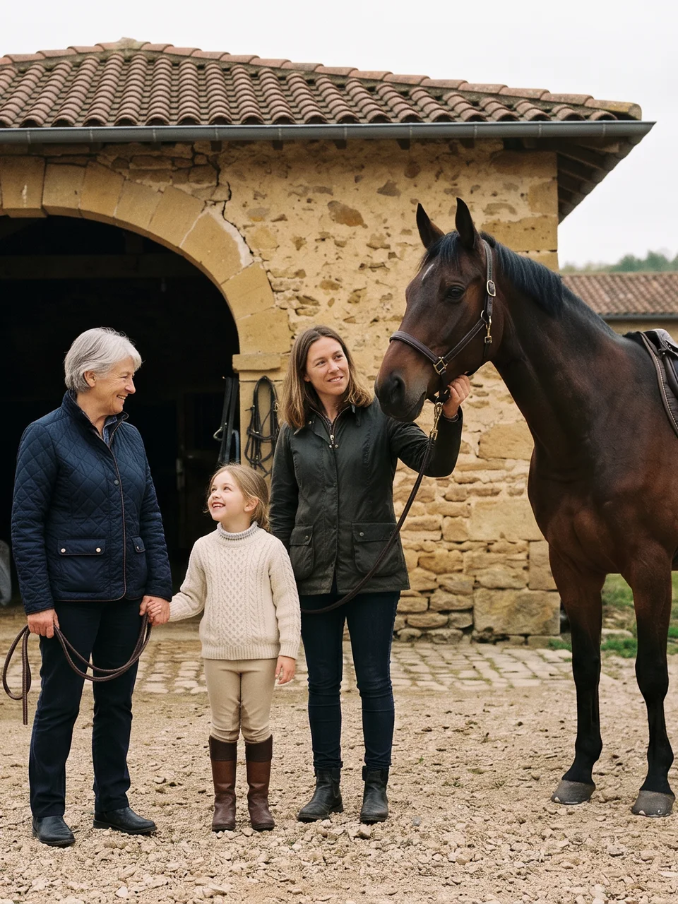 L'équipe, La Renardière, centre équestre à Villard-de-Lans