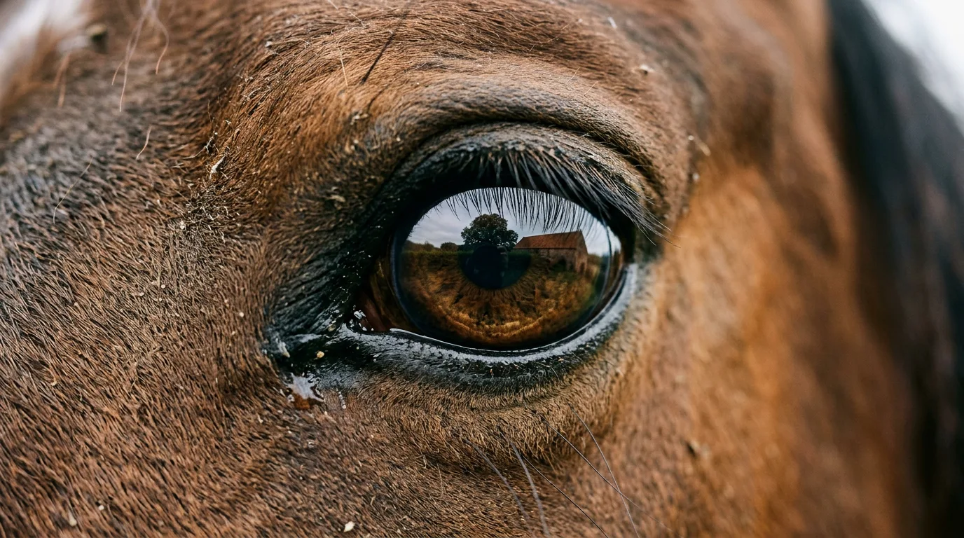 Un regard de cheval, La Renardière, Villard-de-Lans
