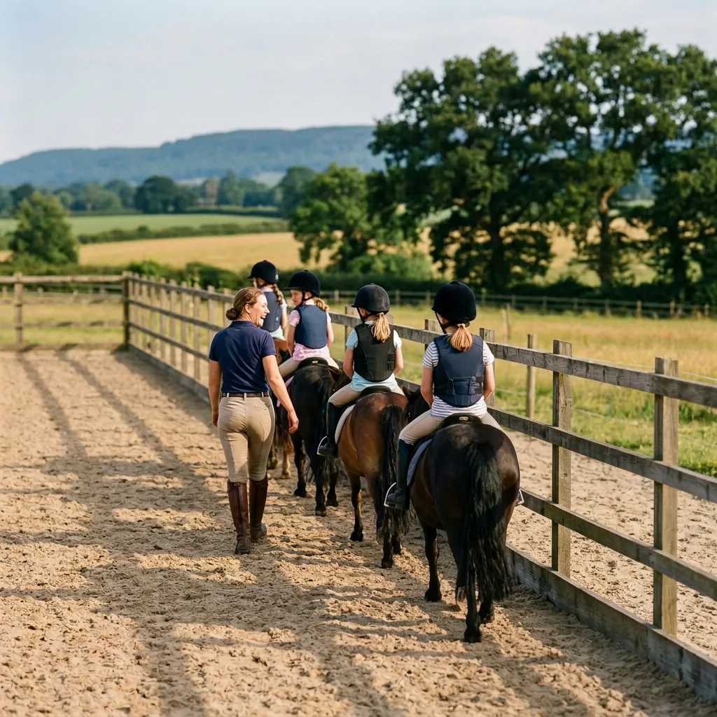 Cours de poney à Villard-de-Lans, Isère